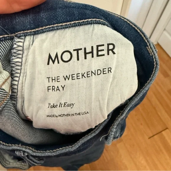 MOTHER The Weekender Fray in wash Take It Easy - Picture 8 of 9